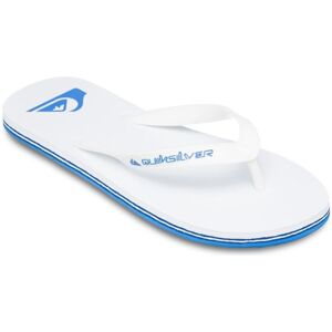 Sandale QUIKSILVER "Molokai Core", Gr. 9(42), weiß (weiß, blau), Obermaterial: Synthetikmaterial / Außensohle: Moosgummi, Schuhe