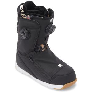 Snowboardboots DC SHOES "Mora" Schuhe Gr. 7(38), schwarz (black, leopard) Snowboards