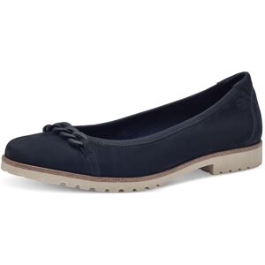 Ballerina TAMARIS Gr. 37, blau (navy) Damen Schuhe Ballerinas