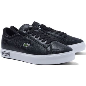 Sneaker LACOSTE "POWERCOURT 222 6 SFA" Gr. 39,5, schwarz-weiß (schwarz, weiß) Schuhe Sneaker