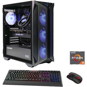 GAMEMAX Gaming-PC "Brufen C1 7103" Computer DDR5, 4060Ti (16GB), PCIe SSD Gen4, Windows 11 Gr. Microsoft Windows 11 Home (64 Bit), 16 GB RAM 1000 GB SSD, schwarz Gaming PCs