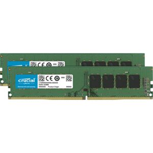 CRUCIAL PC-Arbeitsspeicher "32GB Kit (2 x 16GB) DDR4-3200 UDIMM" Arbeitsspeicher Gr. 32 GB Kit (2 x 16 GB), 3200 MHz, grün Arbeitsspeicher