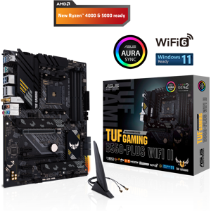 ASUS Mainboard "TUF GAMING B550-PLUS WIFI II" Mainboards schwarz Mainboards