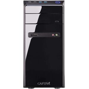 CAPTIVA Business-PC "Power-Starter I72-153" Computer Gr. ohne Betriebssystem, 16 GB RAM 500 GB SSD, schwarz Einzel-PCs