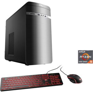 CSL Gaming-PC "Sprint V28987" Computer Gr. Microsoft Windows 11 Home (64 Bit), 8 GB RAM 500 GB SSD, grau (anthrazit) Gaming PCs