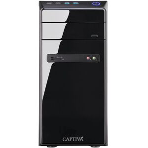 CAPTIVA Business-PC "Power Starter I65-021" Computer Gr. Microsoft Windows 11 Home (64 Bit), 16 GB RAM 480 GB SSD, schwarz Einzel-PCs