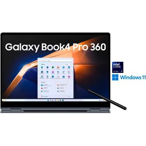 SAMSUNG Convertible Notebook "NP960Q Galaxy Book4 Pro 360 16''" Notebooks Intel Core Ultra 5 Prozessor, 16 GB + 512 GB Gr. 16 GB RAM 512 GB SSD, grau Convertible Notebooks