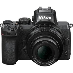 NIKON Systemkamera "Z 50 mit dem Objektiv NIKKOR Z DX 16-50 mm 1:3.5-6.3" Fotokameras schwarz Systemkameras