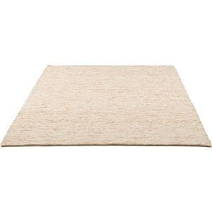 Wollteppich HOME AFFAIRE "Pirker" Teppiche Gr. B/L: 140 cm x 200 cm, 12 mm, 1 St., beige (dunkelbeige) Schurwollteppiche Wendeteppich, meliert, reine Wolle, handgewebt, Scandi, Wohnzimmer