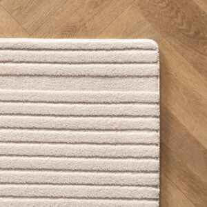 Teppich AYYILDIZ TEPPICHE "POMPEI 1612", beige (creme), B:80cm H:12mm L:150cm, Microfaser, Teppiche, Läufer, pflegeleichte Oberfläche, leicht zu reinigen, Kurzflor