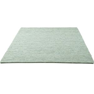 Wollteppich SANSIBAR "Hörnum" Teppiche Gr. B/L: 120 cm x 180 cm, 12 mm, 1 St., grün Esszimmerteppiche Handweb Teppich, meliert, reine gewalkte Wolle, handgewebt
