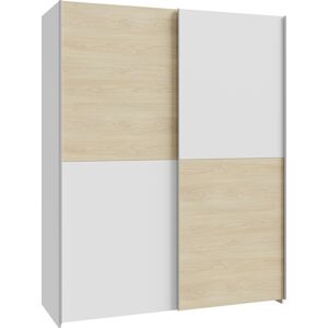 Schwebetürenschrank HOME AFFAIRE "OTTOs Choice, 2 Schiebetüren, Made in Europe, stabil und zeitlos", weiß (weiß, eichefarben), B:150,1cm H:190,5cm T:61,2cm, Spanplatte, Schränke, in verschiedenen Farben und Breiten
