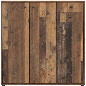 Kommode FORTE "Tempra" Sideboards Gr. B/H/T: 108,8 cm x 111,1 cm x 34,8 cm, 2, braun (old wood vintage) Kommode Breite 108,8 cm