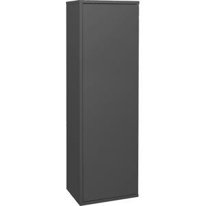 Hängevitrine MÄUSBACHER "Bonnie TOPSELLER", grau (anthrazit matt lack), B:41cm H:132cm T:32cm, Schränke, Bad-Hängeschrank, Vitrine variabel montierbar