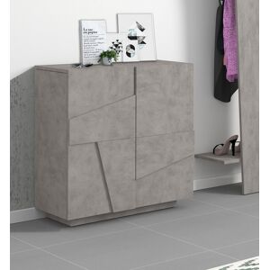 Schuhkommode INOSIGN "Ping" Sideboards Gr. B/T: 81 cm x 38 cm, grau (beton) Schuhkommoden