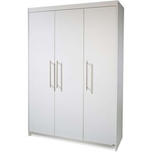 Kleiderschrank ROBA "Maren, 3-türig, Kinderkleiderschrank" Gr. B/H/T: 130 cm x 190 cm x 52 cm, 3 St., weiß (dekor weiß) Baby Schränke Kleiderschränke