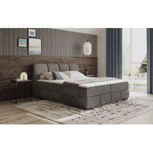 Boxbett MR. COUCH "Bethany mit Bettkasten, inkl. Matratze", blau (aqua clean pascha 213 stone), B:196cm L:223cm, Polyester, Baumwolle, Komplettbetten, Topper und Zierkissen, in verschiedenen Härtegraden verfügbar