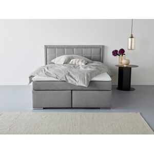 Boxbett COLLECTION AB ""Athena", OTTOs Choice, Topseller wahlweise mit Bettkasten", grau, B:153cm L:206cm, Komplettbetten, Boxspringbett, inkl. Topper bei Ausführung mit Matratze, in Härtegraden H2, H3, H4, Topseller