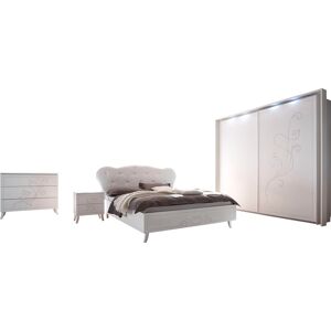 Schlafzimmer-Set INOSIGN "Tivoli", weiß, B/H: 180cm x 200cm, Schlafzimmermöbel-Sets
