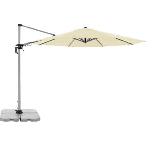 Ampelschirm DOPPLER Standschirme beige (natur) Sonnenschirme UV-beständig, um 360 Grad drehbar