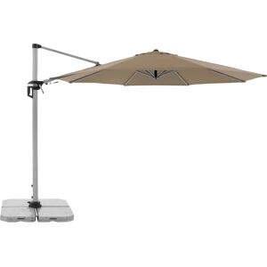 Ampelschirm DOPPLER Standschirme braun (mocca) Sonnenschirme UV-beständig, um 360 Grad drehbar