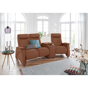 3-Sitzer EXXPO - SOFA FASHION Sofas Gr. B/H/T: 251 cm x 106 cm x 99 cm, NaturLEDER-Kunstleder, braun (cognac) 3-Sitzer Sofas