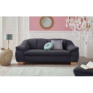 3-Sitzer SIT&MORE "Santo" Sofas Gr. B/H/T: 210 cm x 82 cm x 93 cm, Struktur weich, grau (anthrazit) 3-Sitzer Sofas mit Federkern