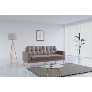 3-Sitzer SIT&MORE "Lavida" Sofas Gr. B/H/T: 215 cm x 90 cm x 97 cm, Microfaser, mit Kipper und Bettkasten, grau (hellgrau) 3-Sitzer Sofas