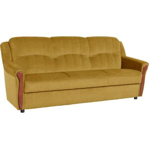 3-Sitzer MAX WINZER "Trier" Sofas Gr. B/H/T: 206 cm x 88 cm x 83 cm, Microfaser 24258, gelb (mais) 3-Sitzer Sofas