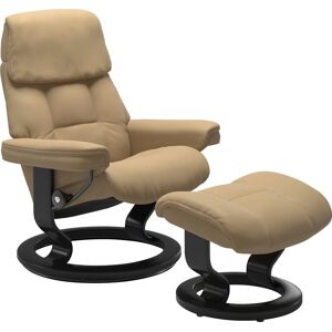 Relaxsessel STRESSLESS "Ruby", beige (sand paloma), B:79cm H:98cm T:76cm, Leder PALOMA: Paloma ist ein durchgefärbtes Semianilin-Möbelleder mit natürlicher Narbung. Es wurde mit einer leichten Oberflächenbehandlung versehen, um es beständiger zu machen. P