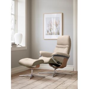 Relaxsessel STRESSLESS "Sunrise", beige (light beige q2 faron), B:79cm H:103cm T:73cm, ROHLEDER Stoff Q2 FARON: Ein fester zuverlässiger Bouclu00e9 mit einem strukturierten Aussehen und einer komfortablen Oberfläche (100% Polyester im Flor, Grundgewebe: 5