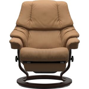 Relaxsessel STRESSLESS "Reno", braun (taupe paloma), B:79cm H:98cm T:78cm, Leder BATICK: BATICK ist ein leicht korrigiertes, durchgefärbtes und genarbtes Möbelleder, bei dem die meisten Unebenheiten und Spuren in der Regel entfernt wurden., Leder PALOMA: