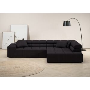 Ecksofa INOSIGN "Ancona incl. Kopfteilverstellung, OTTOs Choice, Breite 319cm, L-Form", grau, B:319cm H:70cm T:215cm, Struktur (85% Polyester, 15% Viskose), Luxus-Microfaser weich (98% Polyester, 2% Nylon), Velours (100% Polyester), Sofas, wahlweise motor