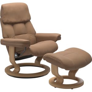 Relaxsessel STRESSLESS "Ruby", braun (latte batick), B:88cm H:99cm T:77cm, Leder BATICK: BATICK ist ein leicht korrigiertes, durchgefärbtes und genarbtes Möbelleder, bei dem die meisten Unebenheiten und Spuren in der Regel entfernt wurden., Leder PALOMA: