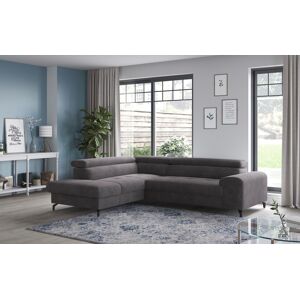 Ecksofa COTTA "Aura", grau (anthrazit), B:260cm T:106cm, Sofas