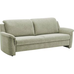 2-Sitzer VILLA BECK "Garda", grün (4 lind), B:222cm H:90cm T:106cm, Flachgewebe 96, 6 Polyester, 3, 4% Polyamid, Microfaser 100% Polyester, Sofas, inklusive Kopfteilverstellung, Breite 222cm