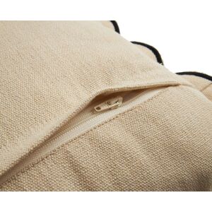 Dekokissen ESPRIT "Grace", beige (beige, geblümt), B:45cm L:45cm, Mischgewebe, Dekokissen_Sitzkissen_Kissenhüllen, bestickt