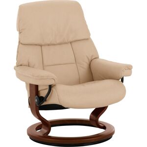 Relaxsessel STRESSLESS "Ruby", braun (latte batick), B:79cm H:98cm T:76cm, Leder BATICK: BATICK ist ein leicht korrigiertes, durchgefärbtes und genarbtes Möbelleder, bei dem die meisten Unebenheiten und Spuren in der Regel entfernt wurden., Leder PALOMA: