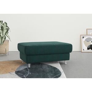 Stauraumhocker SIT & MORE "Apulia", grün (dunkelgrün), B:104cm H:48cm T:71cm, Webstoff (100% Polyester), Struktur weich ( 90% Polyester, 10% Polyamis, ), Luxus-Microfaser Euphoria (100% Polyester), Samtoptik (100% Polyester), Hocker, mit Stauraum