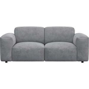 2-Sitzer FLEXLUX "Lucera Sofa" Sofas Gr. B/H/T: 187 cm x 73 cm x 102 cm, Struktur, grau (soft grey) 2-Sitzer Sofas modern & anschmiegsam, Kaltschaum, Stahl-Wellenunterfederung