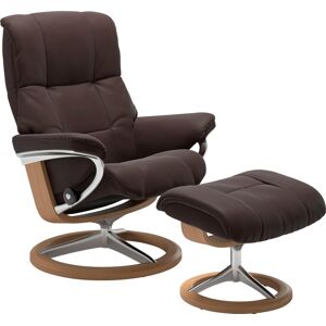 Fußhocker STRESSLESS "Mayfair", braun (chocolate paloma), B:55cm H:41cm T:39cm, Leder BATICK: BATICK ist ein leicht korrigiertes, durchgefärbtes und genarbtes Möbelleder, bei dem die meisten Unebenheiten und Spuren in der Regel entfernt wurden., Leder PAL