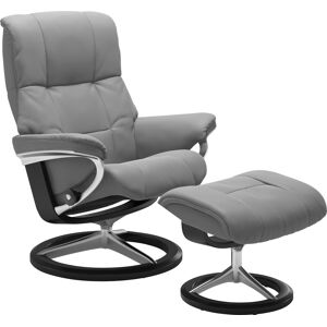 Relaxsessel STRESSLESS "Mayfair", grau (wild dove batick), B:92cm H:103cm T:79cm, Leder BATICK: BATICK ist ein leicht korrigiertes, durchgefärbtes und genarbtes Möbelleder, bei dem die meisten Unebenheiten und Spuren in der Regel entfernt wurden., Leder P