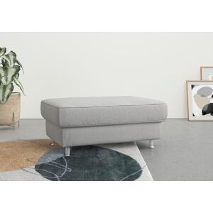 Stauraumhocker SIT & MORE "Apulia", grau, B:104cm H:48cm T:71cm, Webstoff (100% Polyester), Struktur weich ( 90% Polyester, 10% Polyamis, ), Luxus-Microfaser Euphoria (100% Polyester), Samtoptik (100% Polyester), Hocker, mit Stauraum