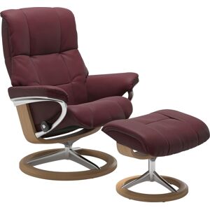 Relaxsessel STRESSLESS "Mayfair", rot (bordeaux batick), B:92cm H:103cm T:79cm, Leder BATICK: BATICK ist ein leicht korrigiertes, durchgefärbtes und genarbtes Möbelleder, bei dem die meisten Unebenheiten und Spuren in der Regel entfernt wurden., Leder PAL
