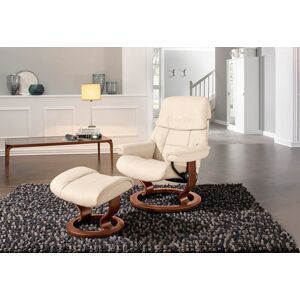 Relaxsessel STRESSLESS "Ruby", beige (cream batick), B:79cm H:98cm T:76cm, Leder PALOMA: Paloma ist ein durchgefärbtes Semianilin-Möbelleder mit natürlicher Narbung. Es wurde mit einer leichten Oberflächenbehandlung versehen, um es beständiger zu machen.