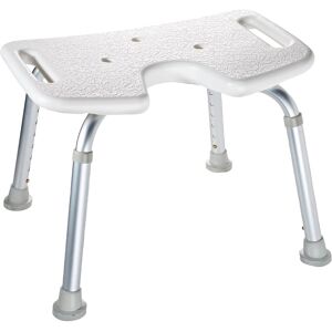 Duschhocker RIDDER "Sam", weiß, B:53cm T:48cm, Duschhocker, mit Hygieneausschnitt, Gewicht: 2,37 Kg