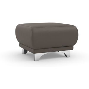 Hocker COTTA "Maranello", braun (cocoa), B:66cm H:43cm T:66cm, 100% Echtleder, Hocker, Polsterhocker Fußhocker