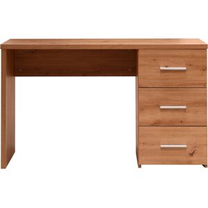 Schreibtisch BEGA OFFICE "Open" Tische Gr. B/H/T: 120 cm x 74 cm x 50 cm, braun (artisan eiche, artisan eiche) Schreibtische Eiche Artisan Dekor, Home Office Desk mit 3 Schubladen