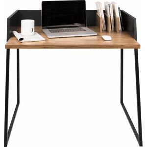 Schreibtisch TEMAHOME Tische Gr. B/H/T: 90 cm x 88 cm x 60 cm, braun (walnuss, schwarz) Schreibtische