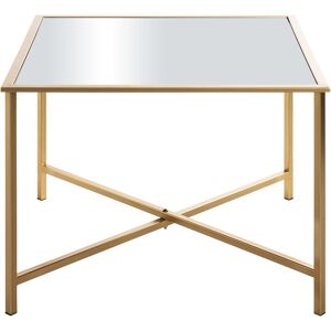 Beistelltisch HAKU Tische Gr. B/H/T: 60 cm x 45 cm x 60 cm, goldfarben (goldfarben, goldfarben) Beistelltische